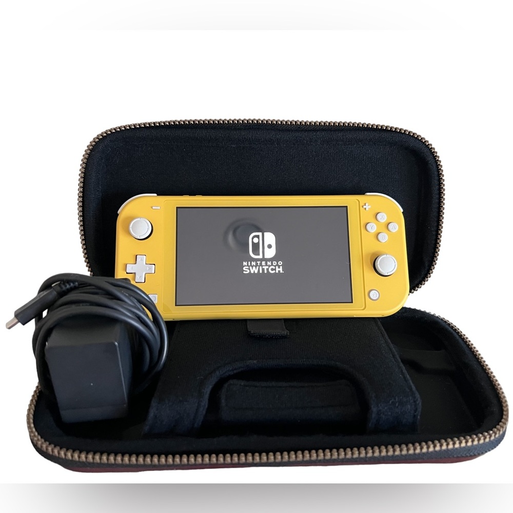 Nintendo switch lite console and case no games